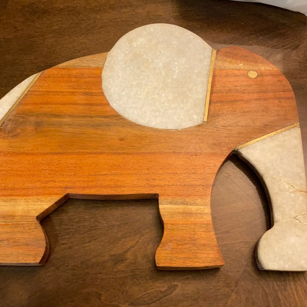 Elephant cutting board from Anthropologie